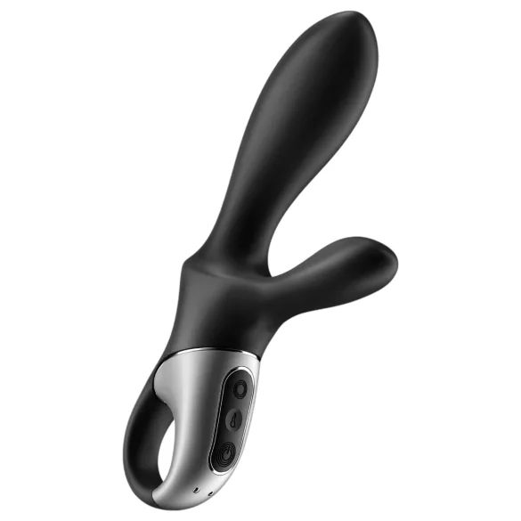 Satisfyer Heat Climax+ - rakenduse juhitav soojendusega anaalvibraator (must)