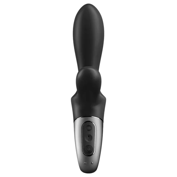 Satisfyer Heat Climax+ - rakenduse juhitav soojendusega anaalvibraator (must)