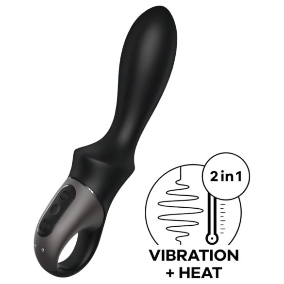Satisfyer Heat Climax - must anaalvibraator (must)