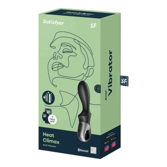 Satisfyer Heat Climax - smart warming anal vibrator (black)