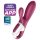 Satisfyer Hot Bunny - nutikas soojendav kliitorivibraator (punane)