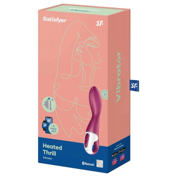 Satisfyer Heated Thrill - soojenev vibraator - punane