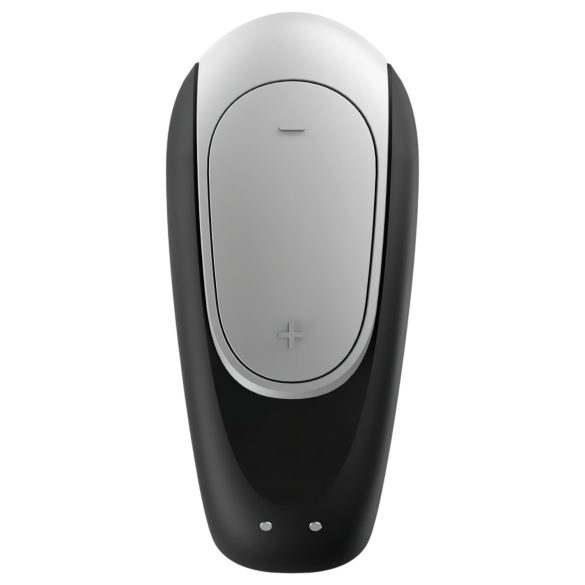 Satisfyer Double Fun - paarivibraator - nutikas, veekindel - must