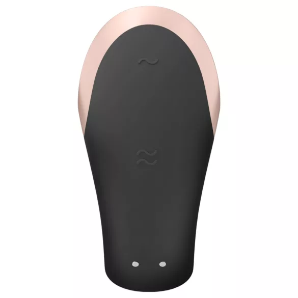Satisfyer Double Love - paaridele mõeldud vibraator - nutikas, juhtmevaba - must