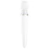 Satisfyer Double Wand-er - rakendusega juhitav masseeriv vibraator (valge)