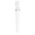 Satisfyer Double Wand-er - rakendusega juhitav masseeriv vibraator (valge)