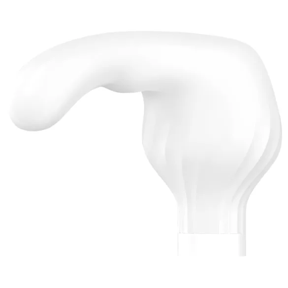 Satisfyer Double Wand-er - rakendusega juhitav masseeriv vibraator (valge)