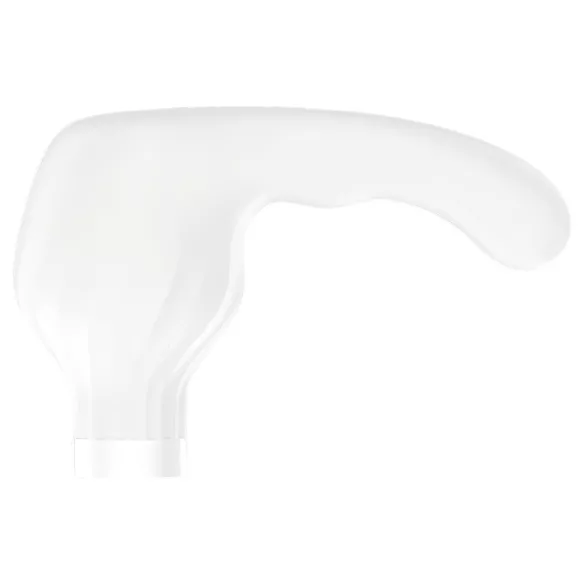 Satisfyer Double Wand-er - rakendusega juhitav masseeriv vibraator (valge)