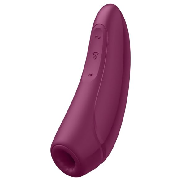 Satisfyer Curvy 1+ - nutikas õhulainete klitoristimulaator - punane