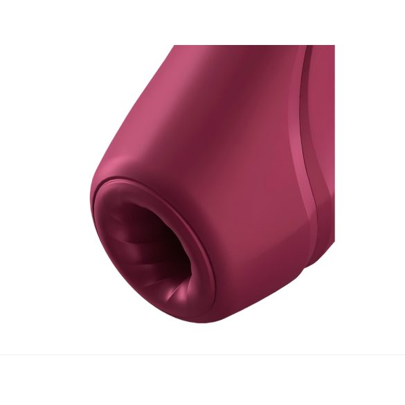 Satisfyer Curvy 1+ - nutikas õhulainete klitoristimulaator - punane