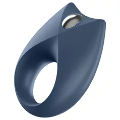   Satisfyer Royal One - Äpiga juhitav vibreeriv peenisering meestele (sinine)
