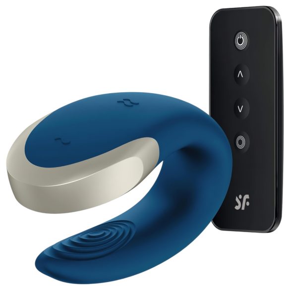 Satisfyer Double Love - nutikas paaride vibraator (sinine)