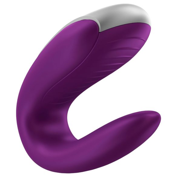 Satisfyer Double Fun - paaridele vibraator - nutifunktsioon - lilla