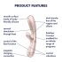 Satisfyer Hot Lover - nutivibraator (hõbedane)