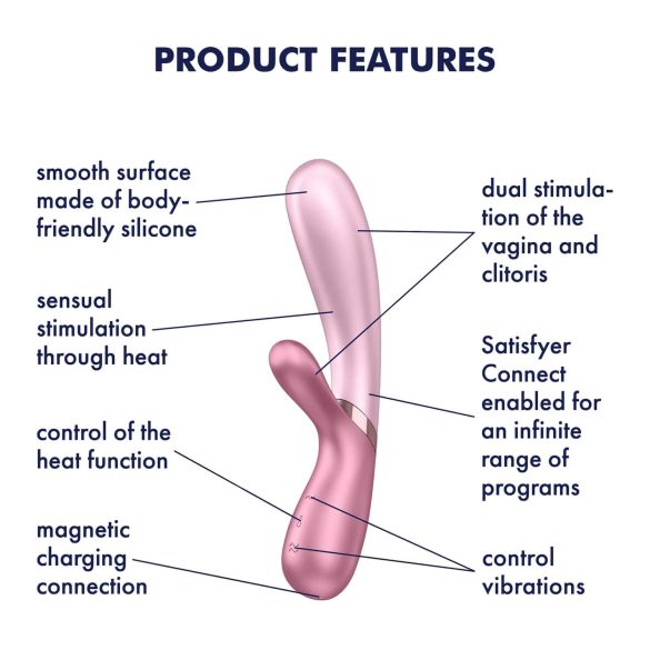Satisfyer Hot Lover - nutivibraator - roosa