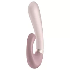   Satisfyer Heat Wave - soojendusega vibreeriv vibraator - kaugjuhitav - beež