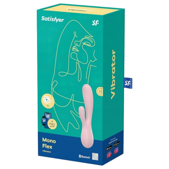 Satisfyer Mono Flex - nutikas veekindel vibraator (roosa)