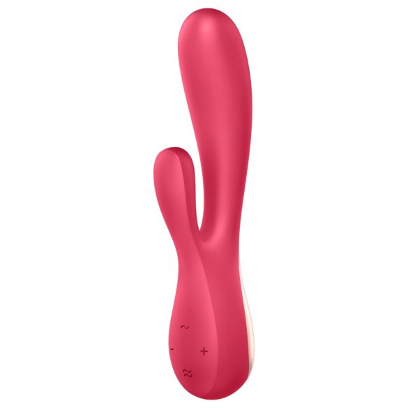Satisfyer Mono Flex - vee- ja nutikindel vibreeriv vibraator - punane