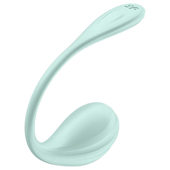 Satisfyer Smooth Petal - nutikas vibraator-muna (roheline)