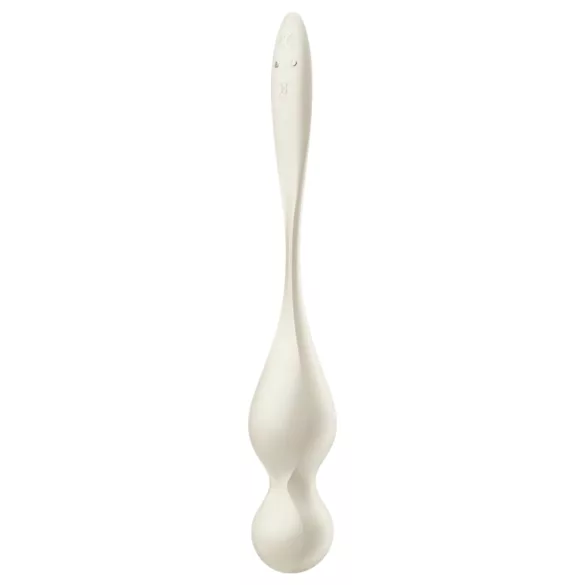 Satisfyer Love Birds 1 - nutika vibraatoriga geishakuulid - valge