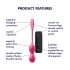 Satisfyer Love Birds 2 - nutikas, vibrogeiša kuul (roosa)