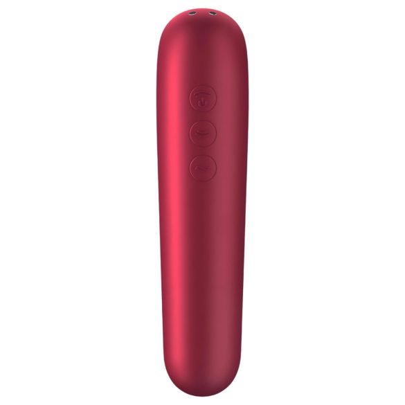 Satisfyer Dual Love - nutikas tupe- ja kliitorivibraator - punane