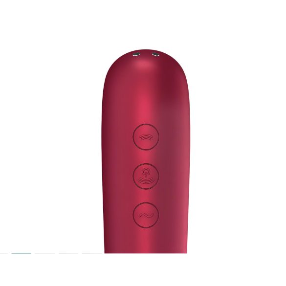 Satisfyer Dual Love - nutikas tupe- ja kliitorivibraator - punane