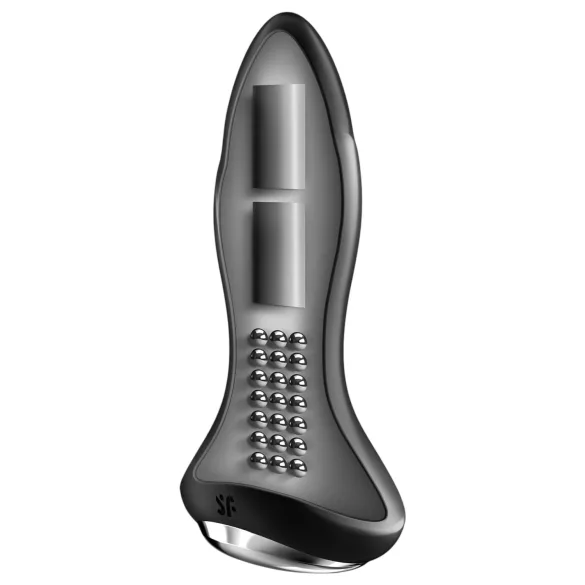 Satisfyer Rotator Plug 1 - anaalvibraator kuulidega - must