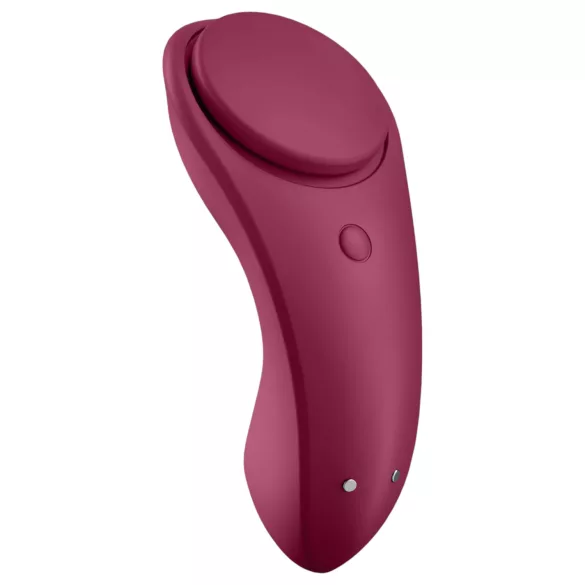 Satisfyer Sexy Secret - rakendusega juhitav vibraatoriga aluspüks (punane)