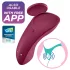 Satisfyer Sexy Secret - rakendusega juhitav vibraatoriga aluspüks (punane)