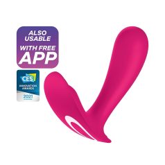  Satisfyer Top Secret - nutikas kahe mootoriga vibraator (roosa)