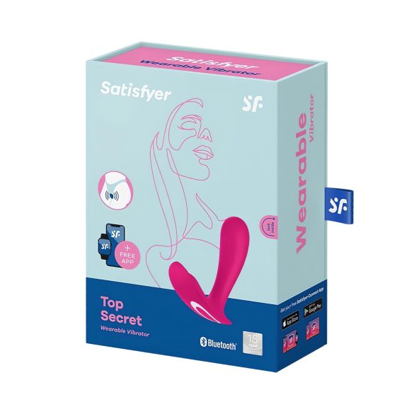 Satisfyer Top Secret - nutikas vibraator kahe mootoriga - roosa
