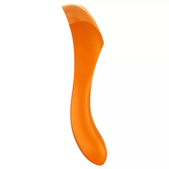 Satisfyer Candy Cane - veekindel kaheharuline aku vibraator - oranž