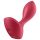 Satisfyer Backdoor Lover – laetav, veekindel anaaldildo (punane)
