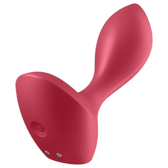 Satisfyer Backdoor Lover – laetav, veekindel anaaldildo (punane)