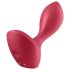 Satisfyer Backdoor Lover – laetav, veekindel anaaldildo (punane)