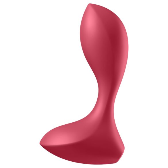 Satisfyer Backdoor Lover - akuga veekindel anaalvibraator - punane