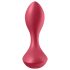 Satisfyer Backdoor Lover - akuga veekindel anaalvibraator - punane