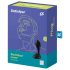 Satisfyer Tagaukse Armuke - akuga veekindel anaalvibraator (must)