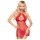 Penthouse Libido Boost - pitsiline babydoll ja stringid (punane) - M/L