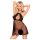 Penthouse Libido Boost - pitsiline babydoll ja stringid (must) - L/XL