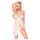 Penthouse Sweet Beast - valge roosiline beebidoll komplekt