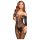 Penthouse Dreamy Diva - seksikas catsuit cikk-cakk must