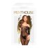 Penthouse Dreamy Diva - seksikas catsuit cikk-cakk must