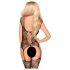 Penthouse Love Bud - pitsiline avatud võrkkostüüm (must) - XL