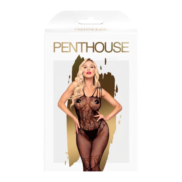 Penthouse Dirty Mind - avatud võrkbodysuit - must - XL