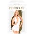 Penthouse Earth-shaker - kaelarihmaga kleit ja stringid - valge - L/XL