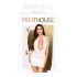 Penthouse Heart Rob - kaelapaelaga kleit ja stringid (valge) - M/L