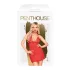 Penthouse - pesukomplekt öösärk ja stringid - punane - M/L