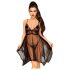 Penthouse Naughty Doll - pitsiline kleit ja stringid (must)